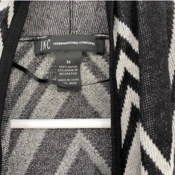 International Concept Women's Geometric Cardigan Sweater - M - Picture 4 of 4